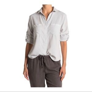 Cloth & Stone Button Down Blouse Size L